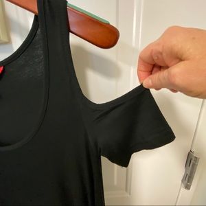 Black Cold Shoulder Dress